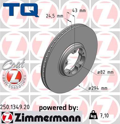 TQ 244516 - Əyləc Diski furqanavto.az