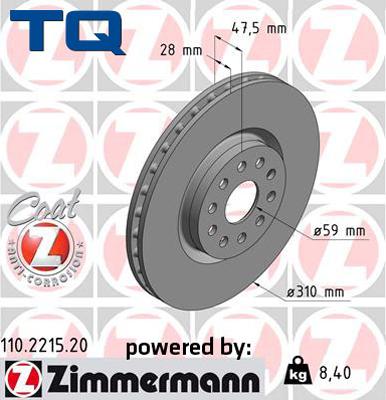 TQ TQ-BD0192 - Əyləc Diski furqanavto.az