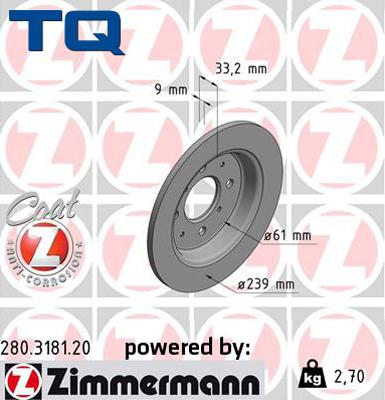 TQ 244645 - Əyləc Diski furqanavto.az