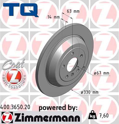 TQ TQ-BD0736 - Əyləc Diski furqanavto.az