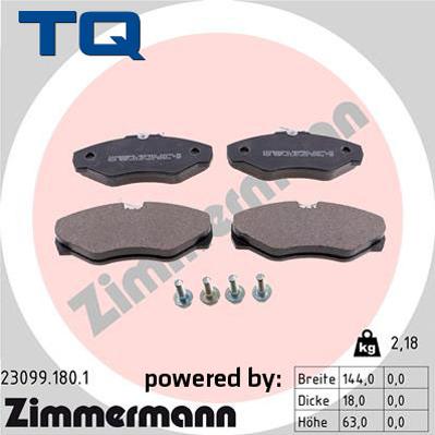 TQ 229529 - Əyləc altlığı dəsti, əyləc diski furqanavto.az