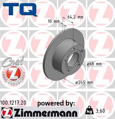 TQ 222594 - Əyləc Diski furqanavto.az