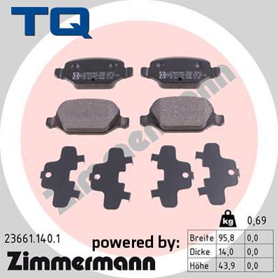 TQ 222696 - Əyləc altlığı dəsti, əyləc diski furqanavto.az