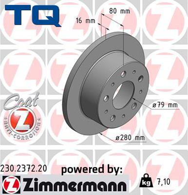 TQ 222659 - Əyləc Diski furqanavto.az