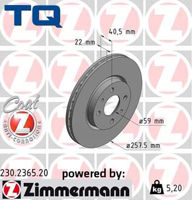 TQ TQ-BD0029 - Əyləc Diski furqanavto.az