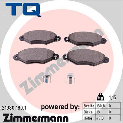 TQ TQ-BP0032 - Əyləc altlığı dəsti, əyləc diski furqanavto.az