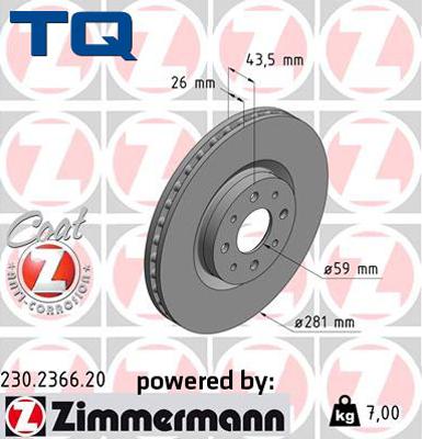 TQ TQ-BD0030 - Əyləc Diski furqanavto.az