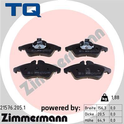 TQ 222639 - Əyləc altlığı dəsti, əyləc diski furqanavto.az