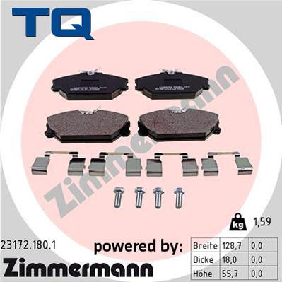 TQ 222676 - Əyləc altlığı dəsti, əyləc diski furqanavto.az