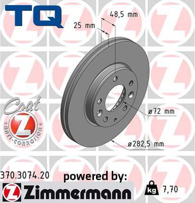 TQ TQ-BD0054 - Əyləc Diski furqanavto.az