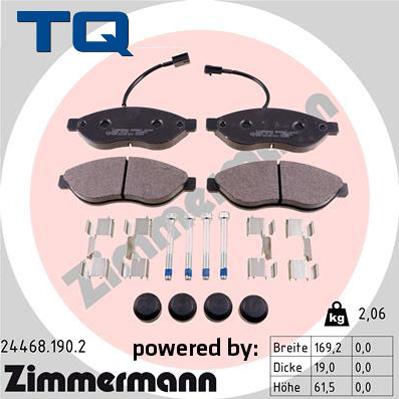 TQ 222718 - Əyləc altlığı dəsti, əyləc diski furqanavto.az