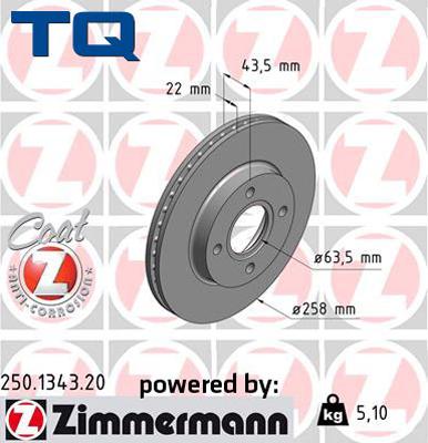 TQ 222725 - Əyləc Diski furqanavto.az