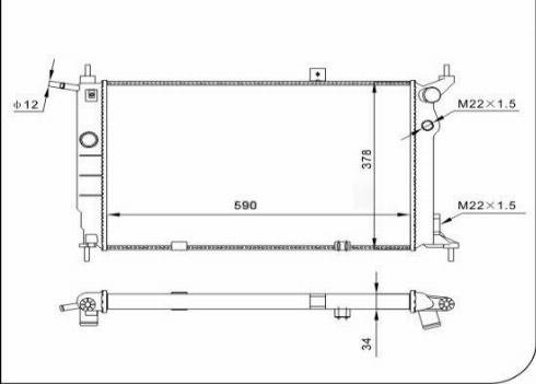 TQ 70043 - Radiator, mühərrikin soyudulması furqanavto.az