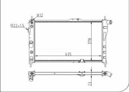 TQ 70037 - Radiator, mühərrikin soyudulması furqanavto.az