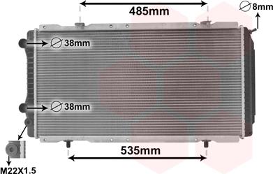 TQ TQ-40002146 - Radiator, mühərrikin soyudulması furqanavto.az