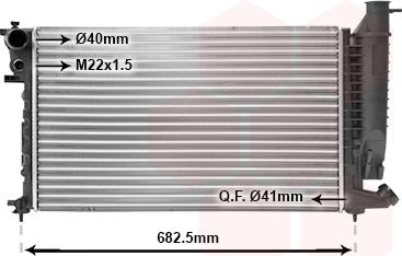 TQ TQ-40002148 - Radiator, mühərrikin soyudulması furqanavto.az