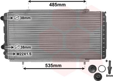 TQ TQ-40002150 - Radiator, mühərrikin soyudulması furqanavto.az