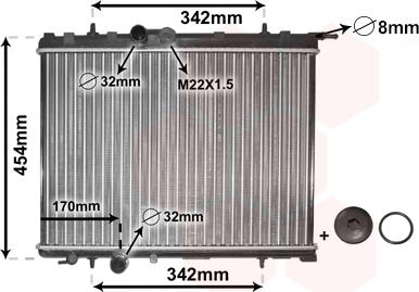 TQ TQ-40002189 - Radiator, mühərrikin soyudulması furqanavto.az