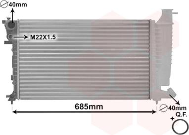 TQ TQ-40002137 - Radiator, mühərrikin soyudulması furqanavto.az