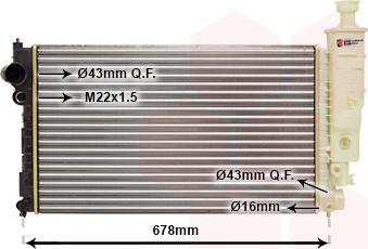 TQ TQ-40002125 - Radiator, mühərrikin soyudulması furqanavto.az