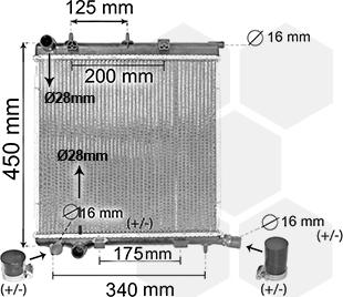 TQ TQ-40002368 - Radiator, mühərrikin soyudulması furqanavto.az