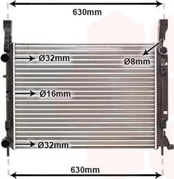 TQ TQ-43002469 - Radiator, mühərrikin soyudulması furqanavto.az