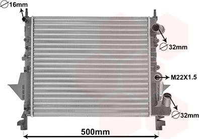 TQ TQ-43002158 - Radiator, mühərrikin soyudulması furqanavto.az