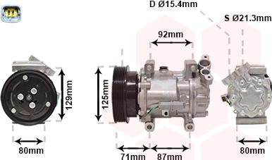 TQ TQ-4300K401 - Kompressor, kondisioner furqanavto.az