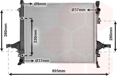 TQ TQ-59002133 - Radiator, mühərrikin soyudulması furqanavto.az