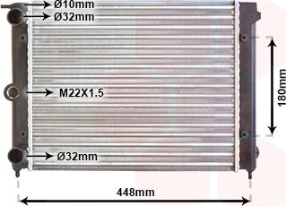 TQ TQ-58002038 - Radiator, mühərrikin soyudulması furqanavto.az