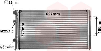 TQ TQ-58002027 - Radiator, mühərrikin soyudulması furqanavto.az