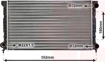 TQ TQ-58002071 - Radiator, mühərrikin soyudulması furqanavto.az