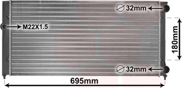 TQ TQ-58002109 - Radiator, mühərrikin soyudulması furqanavto.az