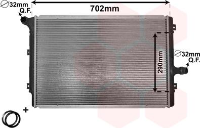 TQ TQ-58002208 - Radiator, mühərrikin soyudulması furqanavto.az