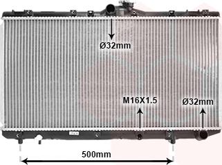 TQ TQ-53002181 - Radiator, mühərrikin soyudulması furqanavto.az