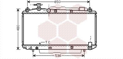 TQ TQ-53002299 - Radiator, mühərrikin soyudulması furqanavto.az