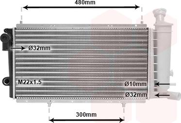 TQ TQ-09002033 - Radiator, mühərrikin soyudulması furqanavto.az