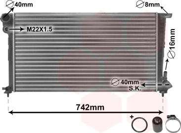 TQ TQ-09002159 - Radiator, mühərrikin soyudulması furqanavto.az