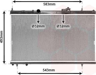 TQ TQ-09002228 - Radiator, mühərrikin soyudulması furqanavto.az