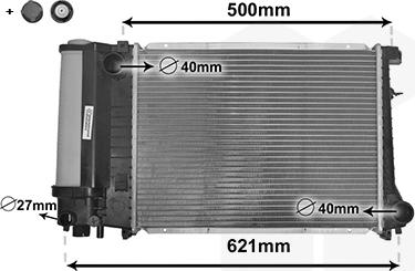 TQ TQ-06002135 - Radiator, mühərrikin soyudulması furqanavto.az