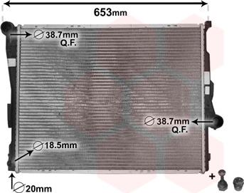 TQ TQ-06002205 - Radiator, mühərrikin soyudulması furqanavto.az