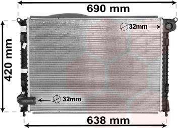 TQ TQ-06002286 - Radiator, mühərrikin soyudulması furqanavto.az