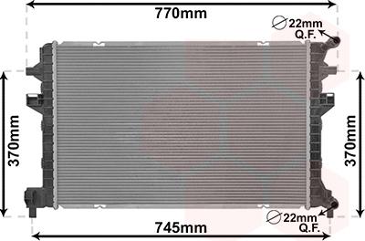 TQ TQ-03012705 - Radiator, mühərrikin soyudulması furqanavto.az