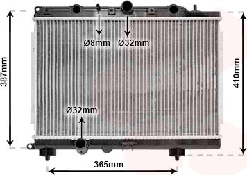 TQ TQ-02002154 - Radiator, mühərrikin soyudulması furqanavto.az