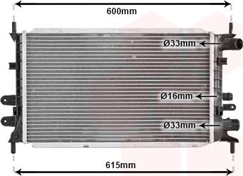 TQ TQ-18002148 - Radiator, mühərrikin soyudulması furqanavto.az