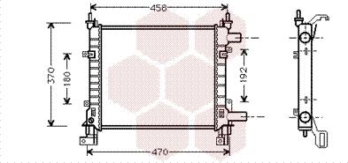 TQ TQ-18002260 - Radiator, mühərrikin soyudulması furqanavto.az