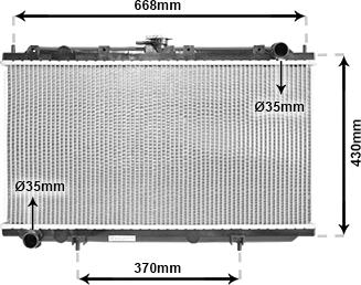 TQ TQ-13002179 - Radiator, mühərrikin soyudulması furqanavto.az