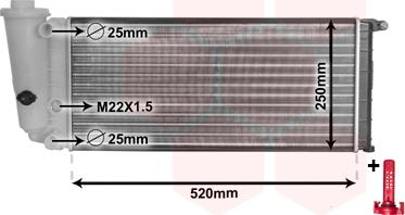 TQ TQ-17002097 - Radiator, mühərrikin soyudulması furqanavto.az