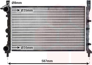 TQ TQ-17002078 - Radiator, mühərrikin soyudulması furqanavto.az