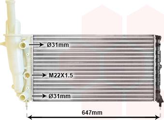 TQ TQ-17002141 - Radiator, mühərrikin soyudulması furqanavto.az